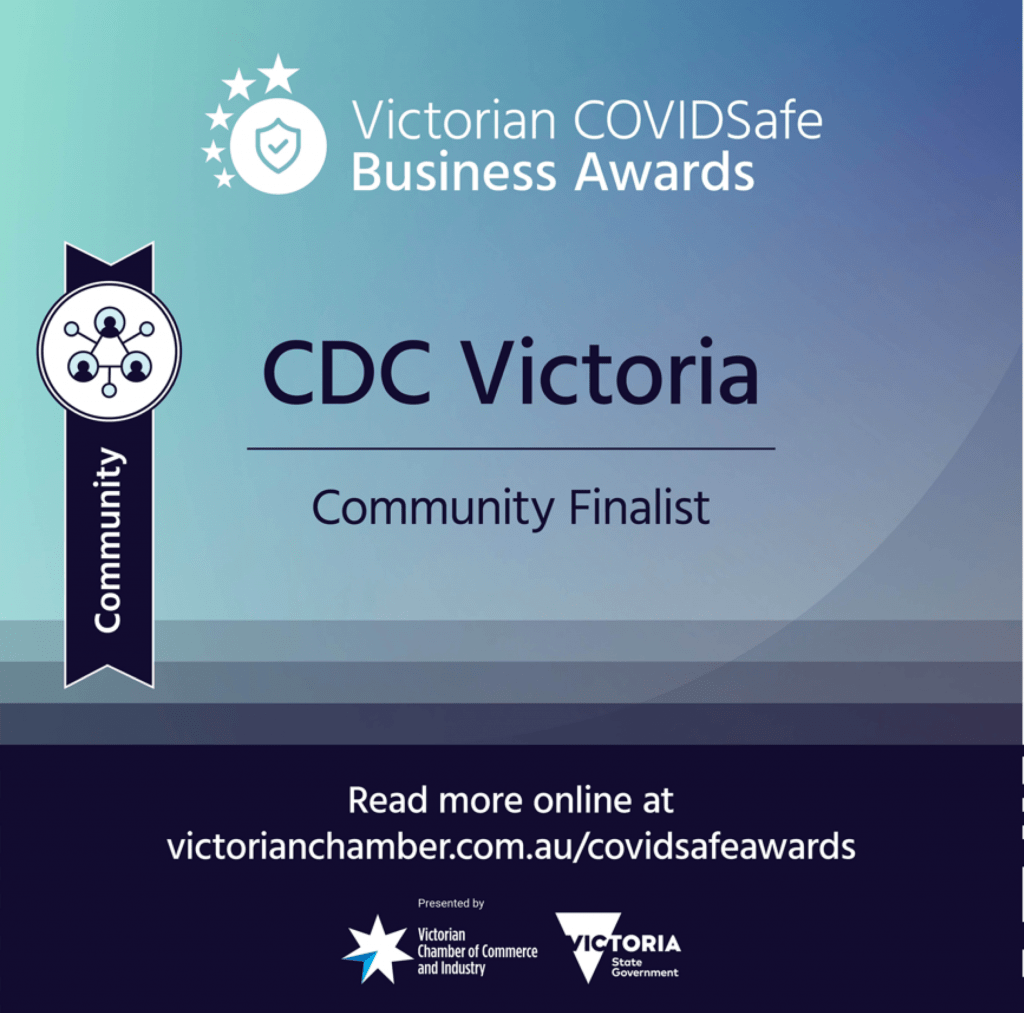 CDC Victoria Finalist In Victorian COVIDSafe Business Awards